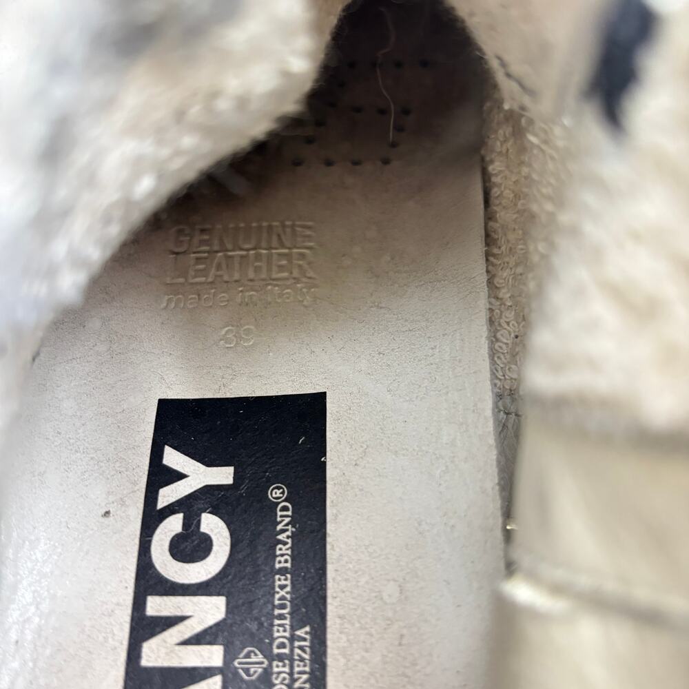 Golden Goose Francy Embelished Stones Hi Top Suede Sneaker Shoes Women's 39 US 9 - Picture 10 of 16